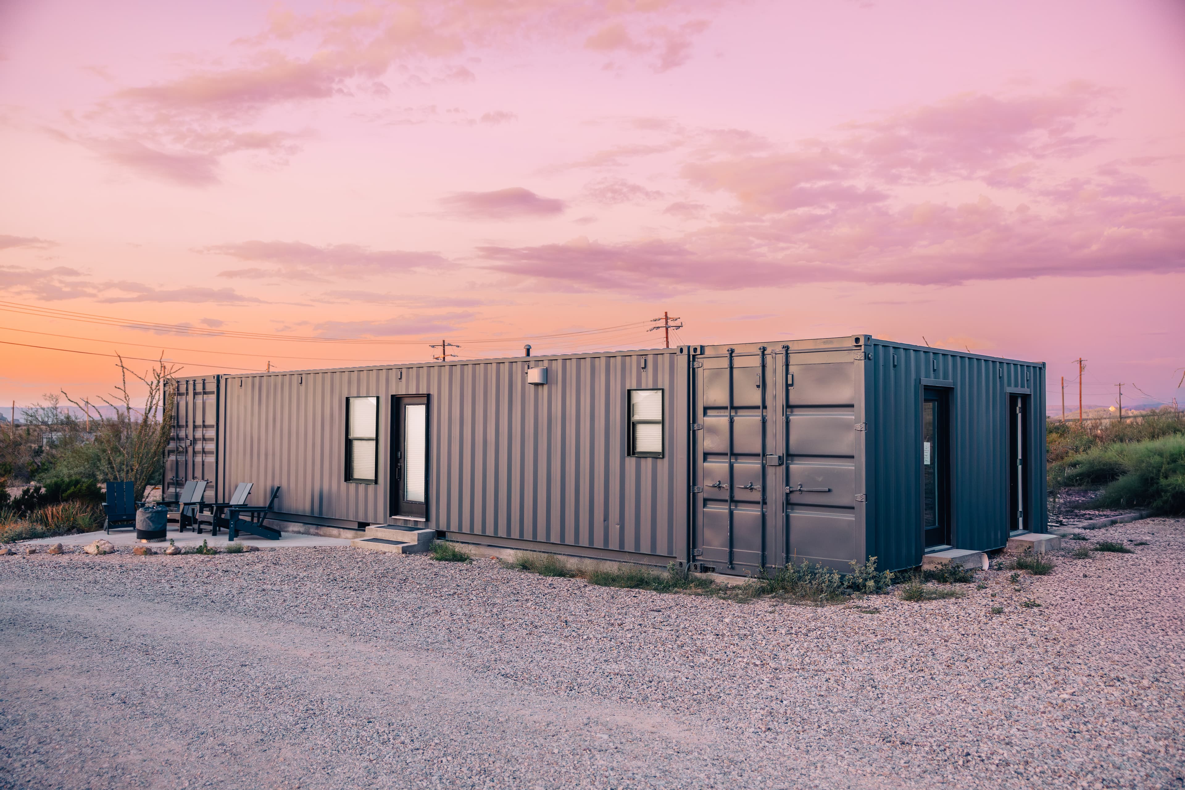Container Home at Stardust Big Bend near Big Bend National Park